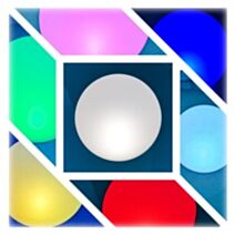 Boule solaire étanche multicolore - 30cm