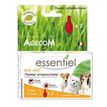 Eco spot n°2 chiot b/2pipettes