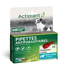 2 Pipettes Petit Chien 2-15kg - ACTIPLANT'