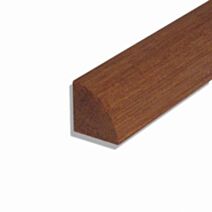 1/4 rond bois rouge 2400 x 13 x 25 mm - SUPBOIS