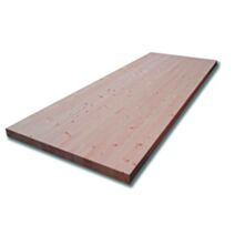 Plateau d'établi sapin lamellé collé épaisseur 45 mm