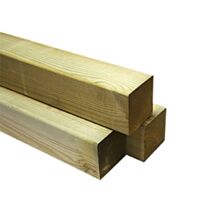 Poteau carré pin CL4 vert 70x70x240cm - DEBARGE
