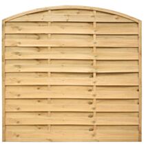 Écran alterné cintré pin traité vert 30x180cm 1,80m - DEBARGE