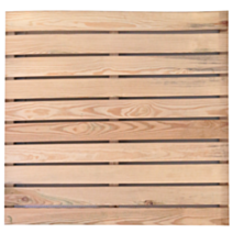 Dalle 100 x 100cm ép.32mm en pin traité cl4