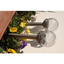 Balise solaire Perle de Rosée 8cm RGB X5