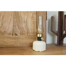 Lampe LED Mistral verre métal 200 lum sable - WATT&HOME