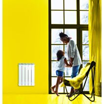 Radiateur à inertie céramique Silhouette 2000W blanc - UNIV'R CHAUFFAGE