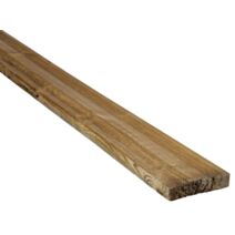 Lame de terrasse bois pin lisse/double peigne 240x12x2,7cm - OLG