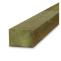 Lambourde de terrasse pin sylvestre Classe 4 vert 240x6,2x3,8cm