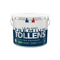 Peinture Blanc Premium satin 10L blanc - TOLLENS