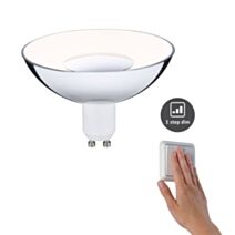 Spot réflecteur LED GU10 360lm 4,9W Intensité variable Blanc Argent