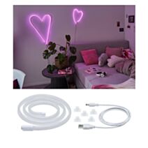 Strip Néon USB Colorflex Rose 1m 4,5W 5V Blanc