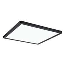 Panneau LED Atria Shine noir 29,3x29,3cm 4000K