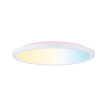 Panneau LED Atria Shine Memory Ø29cm 19/2W rétroéclairage RGB blanc - PAULMANN