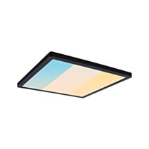 Panneau LED Atria Shine 30x30cm 18W noir dimmable CCT - PAULMANN
