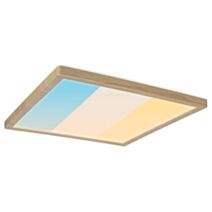 Panneau LED Atria Shine 30x30cm 18W effet bois dimmable CCT - PAULMANN