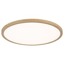 Panneau LED Atria Shine Ø40cm 24W effet bois dimmable CCT - PAULMANN