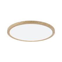 Panneau LED Atria Shine Ø30cm 18W effet bois dimmable CCT - PAULMANN