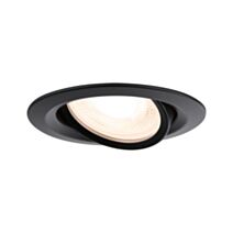 Spot encastré Nova Plus orientable rond 93mm noir - PAULMANN