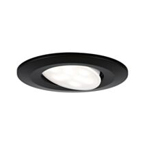 Encastré Calla LED orientable Ø90mm 6W 680lm 4000K noir IP65 - PAULMANN