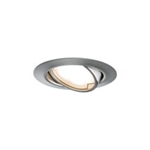 Spot encastré Base orientable 20° acier brossé D.90mm 5W blanc chaud - PAULMANN