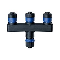 Distributeur extérieur 3x Plug & Shine IP68 noir - PAULMANN