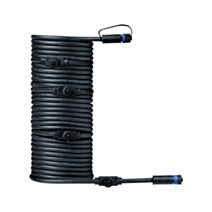 Câble connection Plug & Shine IP68 10m noir 5 prises - PAULMANN