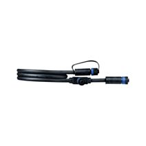 Câble Extérieur 1In-2Out Plug&Shine Noir 1m 2x1,5mm²