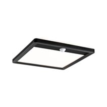 Panneau Lamina extérieur carré noir IP44 avec détecteur de mouvement
