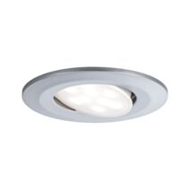 Spot encastrable LED Calla rond orientable 680lm 6W chromé mat
