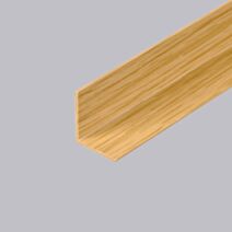 Cornière égale 15x15mm PVC chêne clair 2,50m