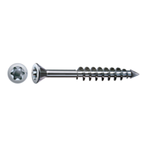 125 Vis ∅3,5x45mm Petite Tête Fraisée Empreinte T-Star+ T20 Gris - SPAX