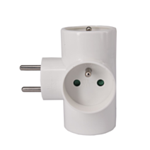 Prise électrique Triplite 3 x 2P+T NF 16A