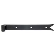 Penture bout queue de carpe Ø14mm 3,5x30cm noir - ALBERTS