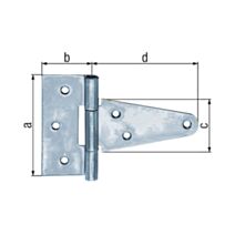 Penture malle CATA noir 79/43x90