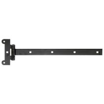 Penture festonnée + l'axe pressé Ø6,8mm 4,5x39,1cm noir - ALBERTS