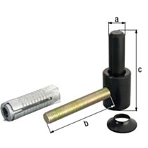 Gond à cheviller CATA noir M10 Ø14/65x33