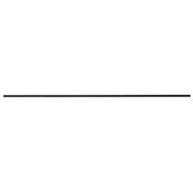 Espagnolette de volet ronde Ø15mm 15,7cm noir - ALBERTS