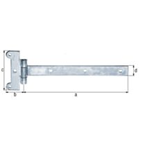 Penture festonnée CATA noire 591/51x121