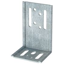 Équerre renforcée + nervure à visser Ø5,5mm 98x68x2,5mm - ALBERTS