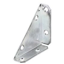 Coin métallique 105x75x2mm Ø5mm 6 trous - ALBERTS