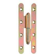 Paumelle universelle bichromatée gauche 140x55x3