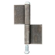 Paumelle long. ko4 2-partie acier 100/9