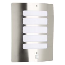 Applique brilliant todd 60w acier avec capteur