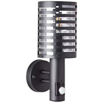 Applique détecteur venlo noir e27 non inclus