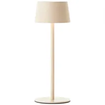 Lampe LED à poser rechargeable Jona argile