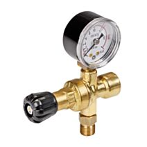 Détendeur pour bouteille jetable co²/argon 1l avec mano