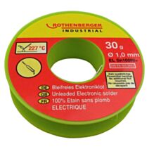 Étain électronique 1 mm ame décapante 30 g - ROTHENBERGER