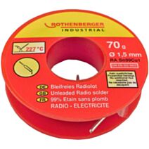 Etain radio 1,5 mm ame décapante 200GRS - ROTHENBERGER INDUSTRIAL