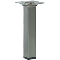 Pied carré brossé H.150 25x25 mm - BAR PLUS